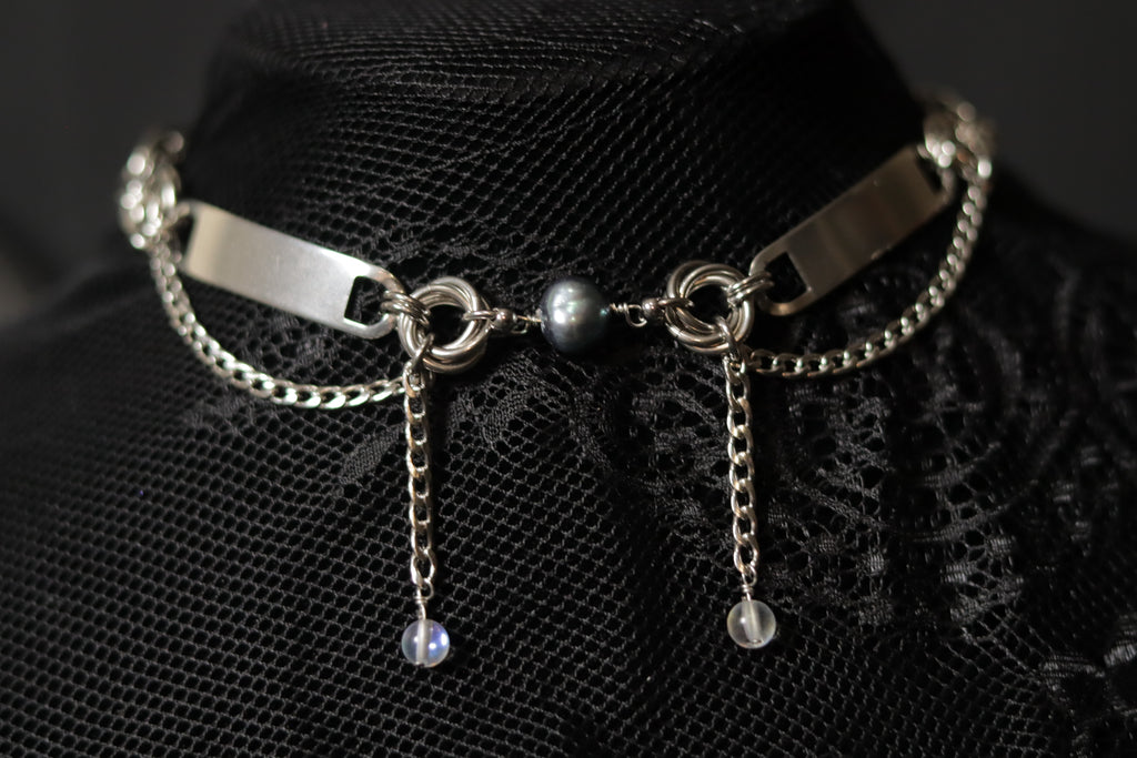 Armoured Pearl Necklace