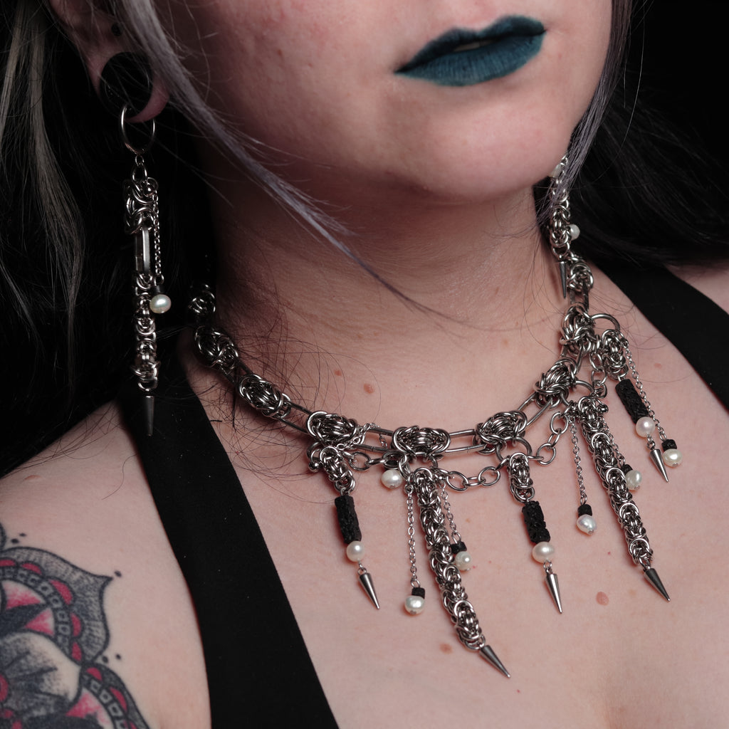 Soft Rocks Byzantine Necklace