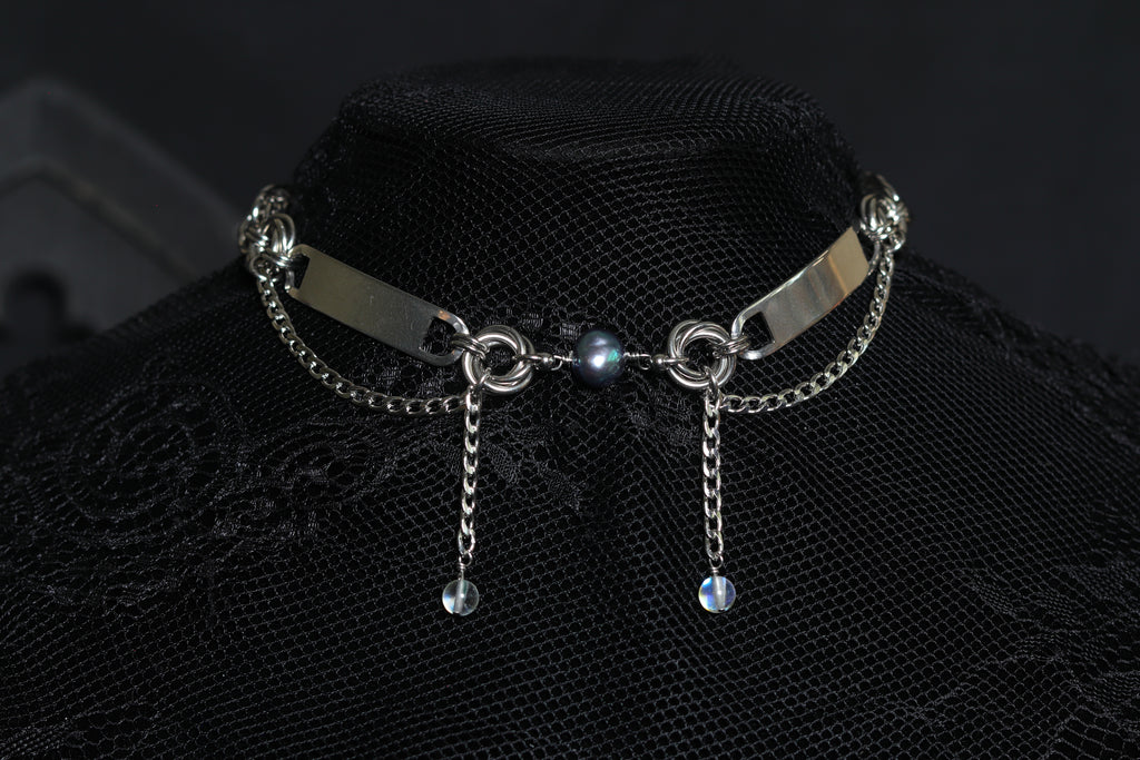 Armoured Pearl Necklace
