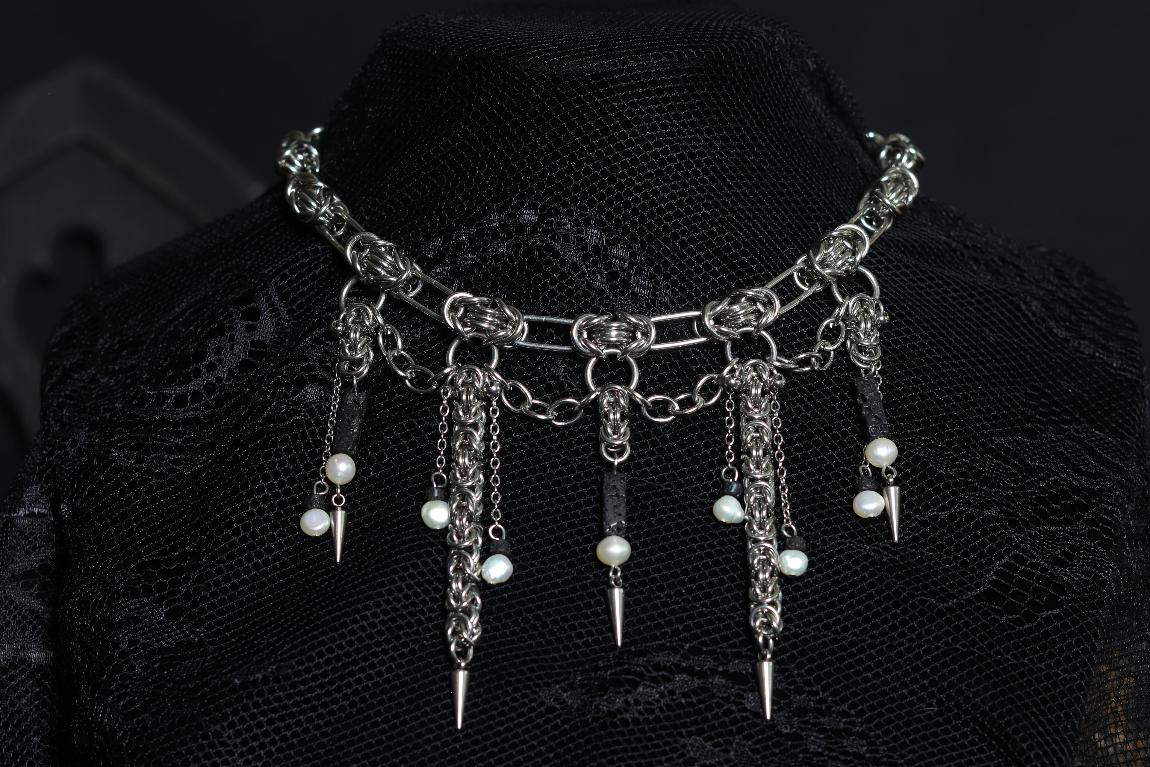 Soft Rocks Byzantine Necklace