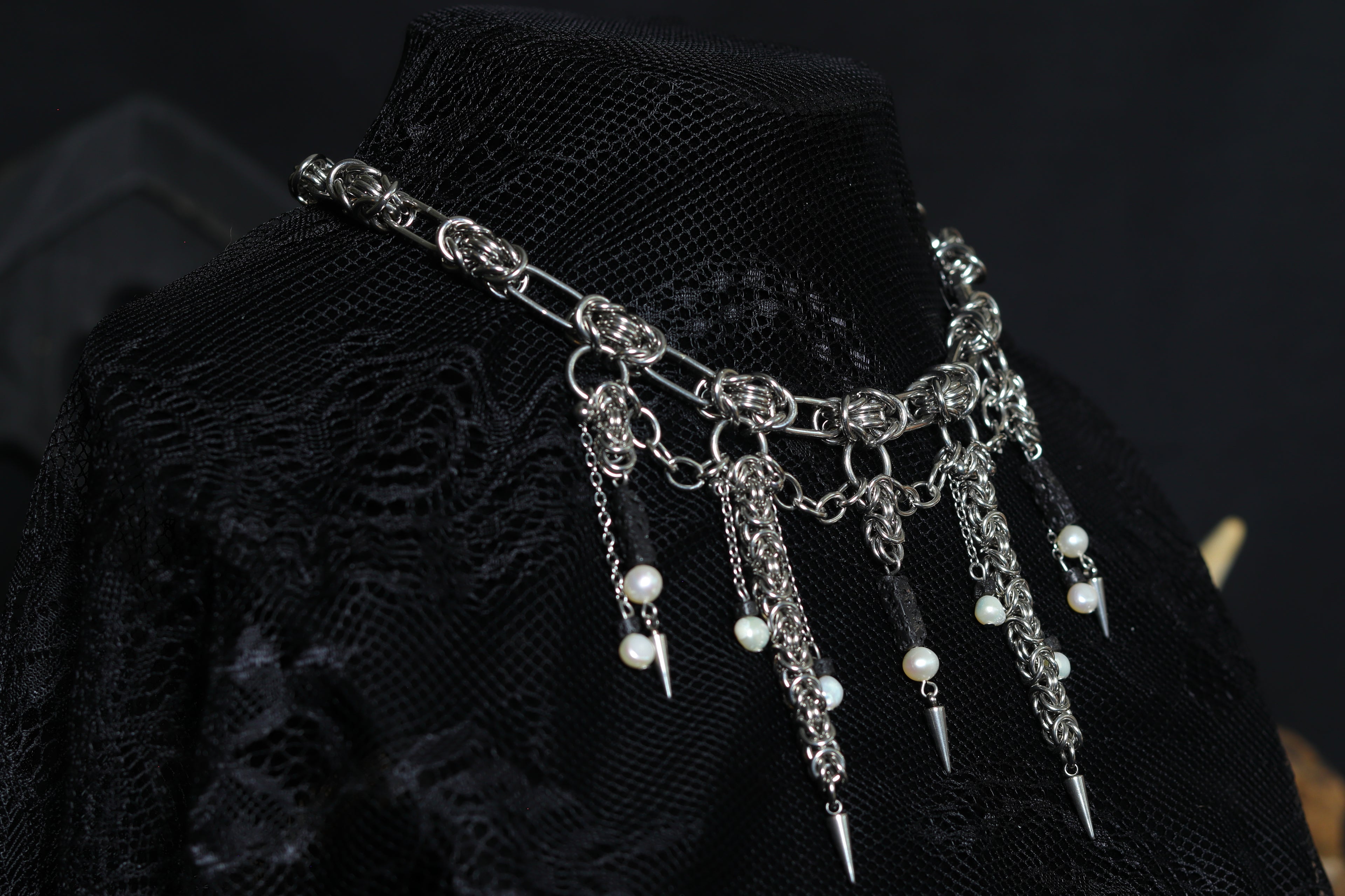 Soft Rocks Byzantine Necklace