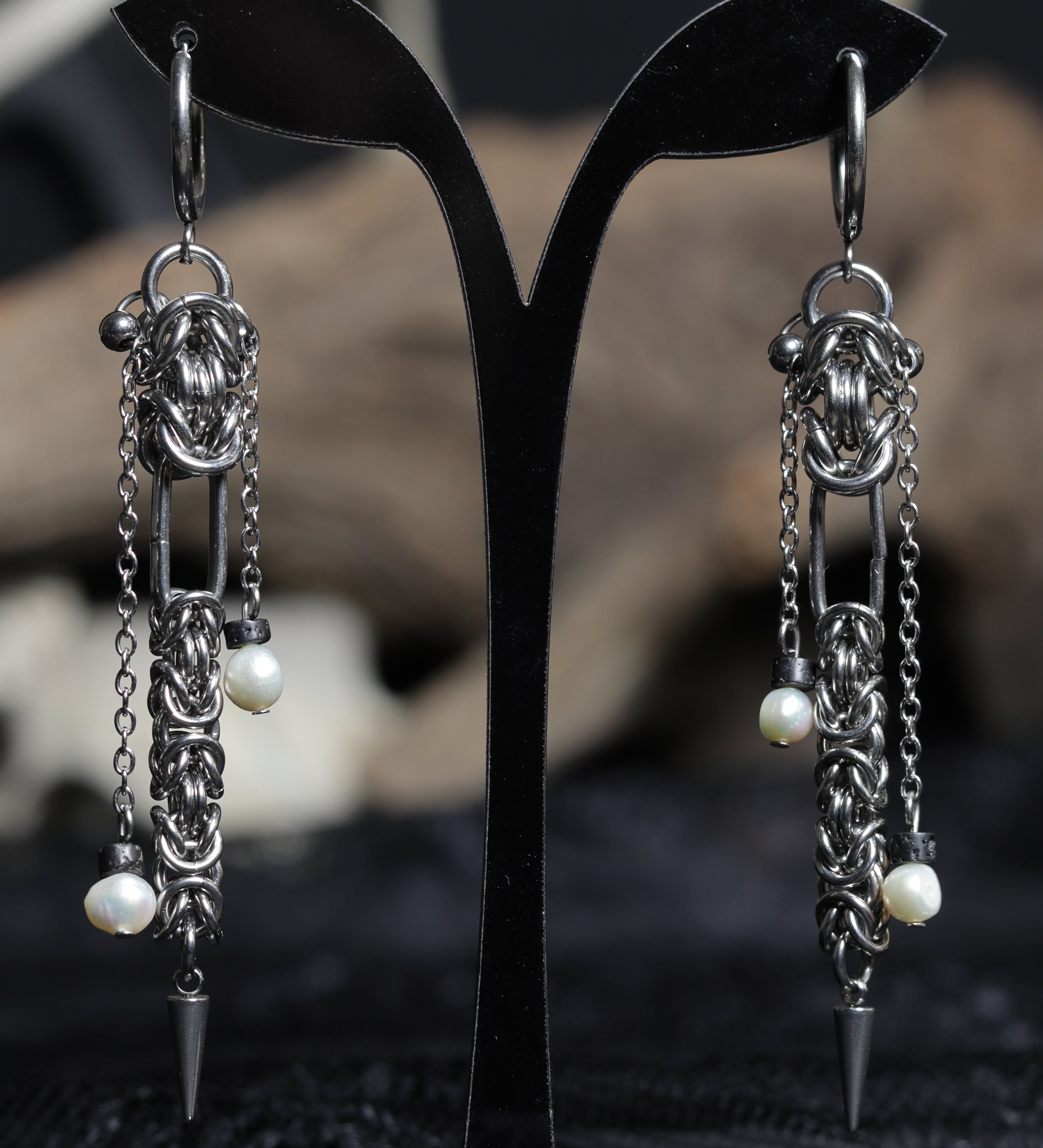 Soft Rocks Byzantine Earrings